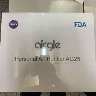 Airgle エアグル AG25 [パーソナル空気清浄機～4.5畳までブラック](空気清浄器)