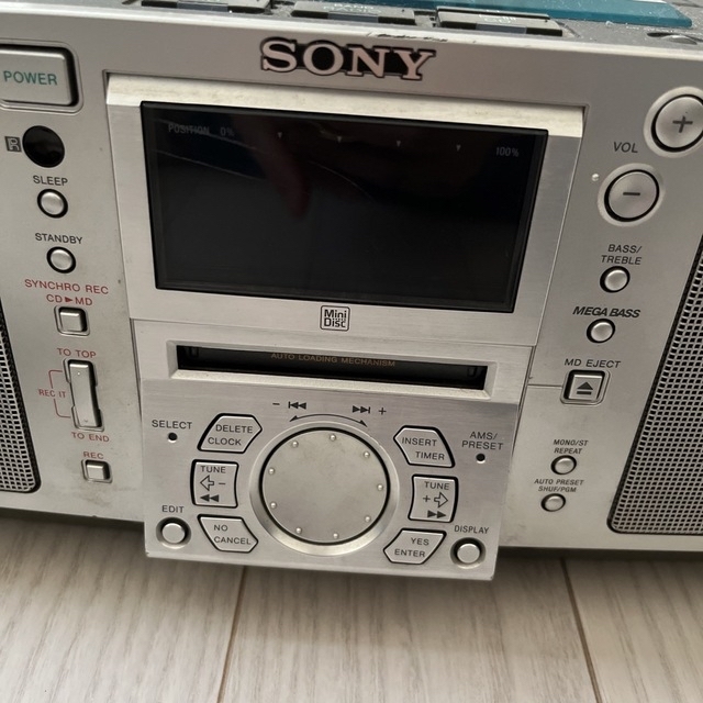 SONY - SONY MD・CDラジカセ ジャンク品 CDが聴けません SONY - SONY MD・CDラジカセ ジャンク品 CDが聴けません