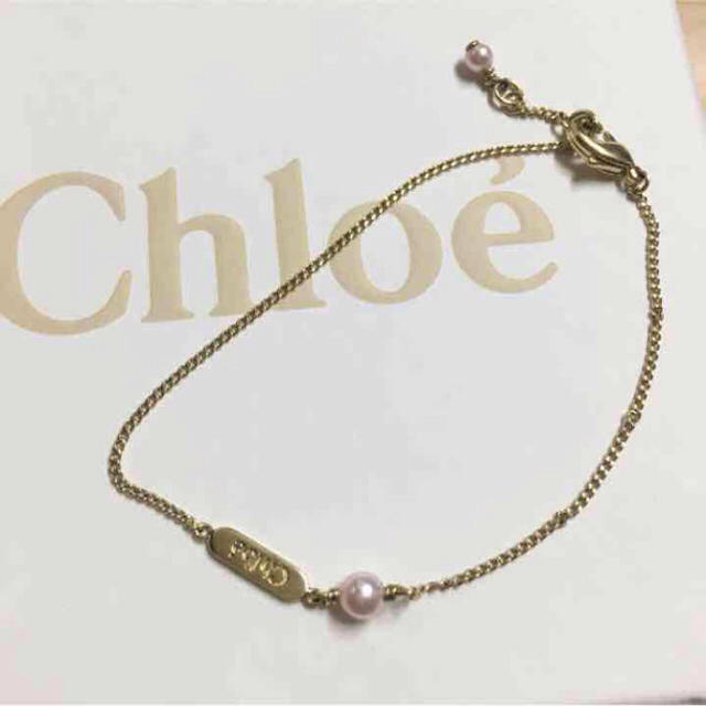 Chloe(クロエ)の*雅さん専用*chloe  パールブレスレット  レディースのアクセサリー(ブレスレット/バングル)の商品写真