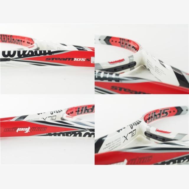 wilson(ウィルソン)の中古 テニスラケット ウィルソン スティーム 105エス 2013年モデル (G2)WILSON STEAM 105S 2013 スポーツ/アウトドアのテニス(ラケット)の商品写真