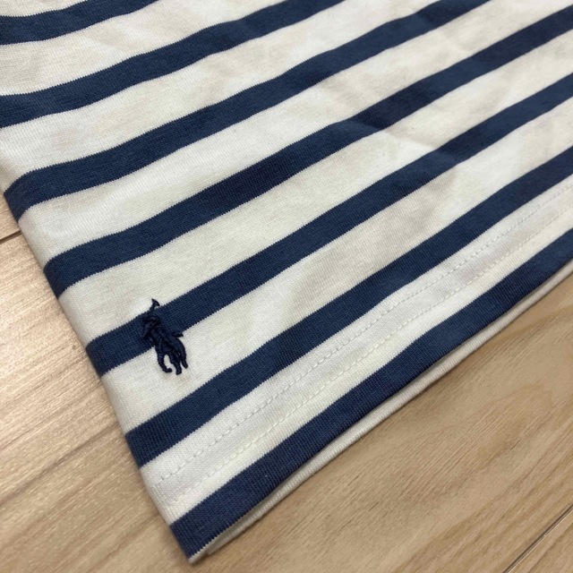 POLO RALPH LAUREN(ポロラルフローレン)の【新品未使用】ポロラルフローレン　ストライプ　ロンT　130 キッズ/ベビー/マタニティのキッズ服男の子用(90cm~)(Tシャツ/カットソー)の商品写真