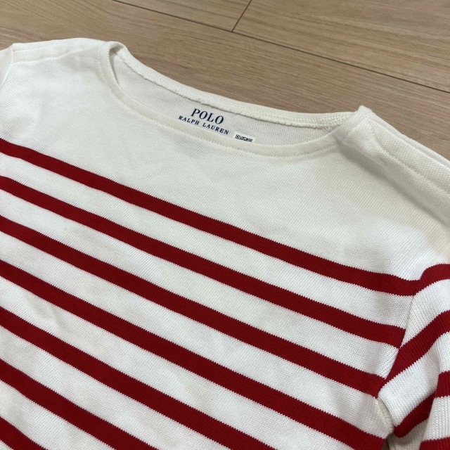 POLO RALPH LAUREN(ポロラルフローレン)の【新品未使用】ポロラルフローレン　ストライプ　ロンT  140 キッズ/ベビー/マタニティのキッズ服女の子用(90cm~)(Tシャツ/カットソー)の商品写真