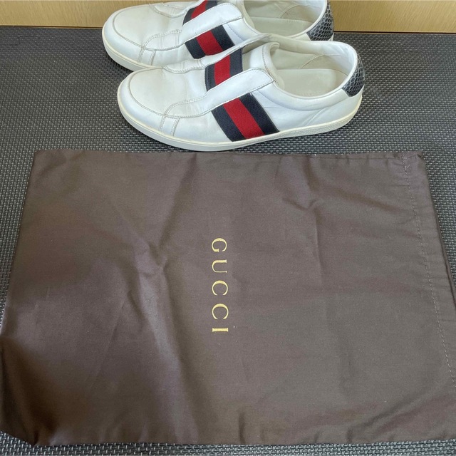 Gucci(グッチ)のGUCCI スニーカー スリッポン 25.5㎝【送料込み】中古品 メンズの靴/シューズ(スニーカー)の商品写真