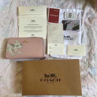 coach 101匹わんちゃん　長財布　ピンク(財布)