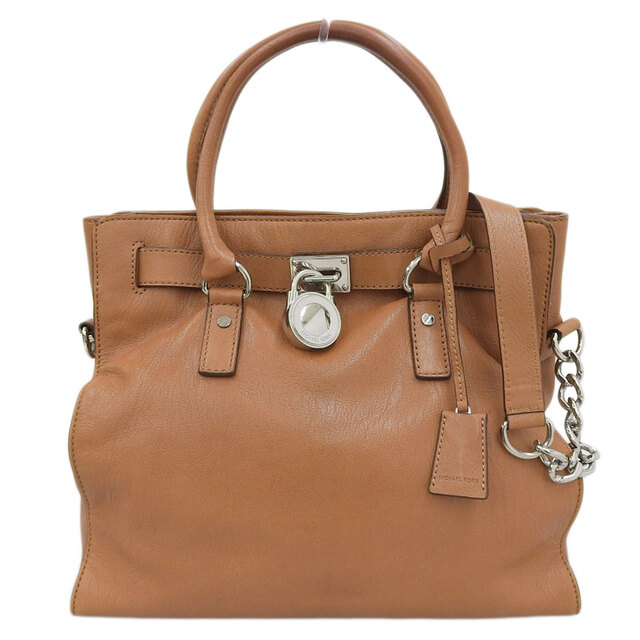 マイケルコース MICHAEL KORS トートバッグ レザー 茶