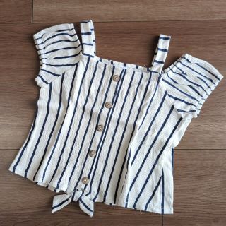 ザラキッズ(ZARA KIDS)のZARA❤︎ストライプトップスsize140(Tシャツ/カットソー)