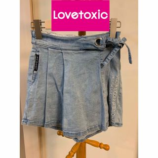 ラブトキシック(lovetoxic)のラブトキシックデニムスカートSサイズ(140センチ)(スカート)