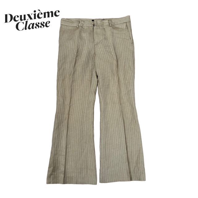 Deuxieme Classe L´ALLURE】リネンシルク混 フレアパンツ 購入