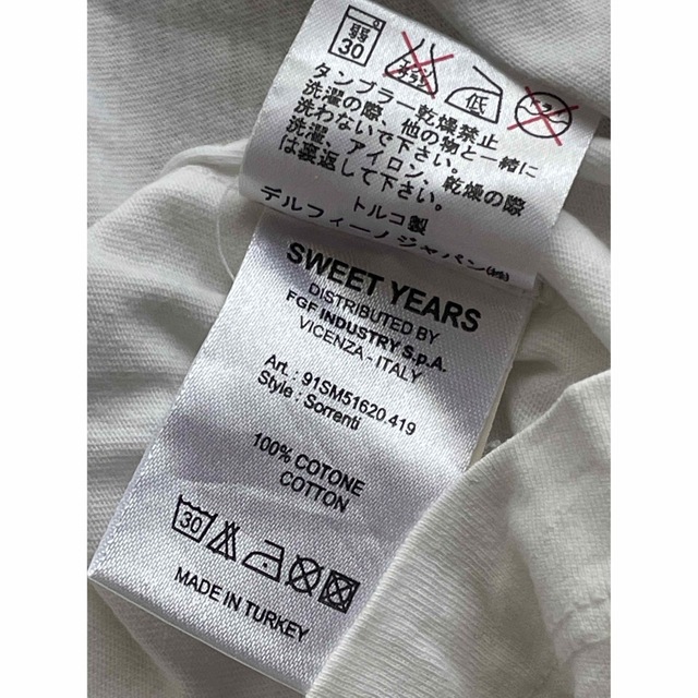 SWEET YEARS(スウィートイヤーズ)のSWEET YEARS スウィートイヤーズ　アフロ　ヴィンテージ加工半袖Tシャツ メンズのトップス(Tシャツ/カットソー(半袖/袖なし))の商品写真