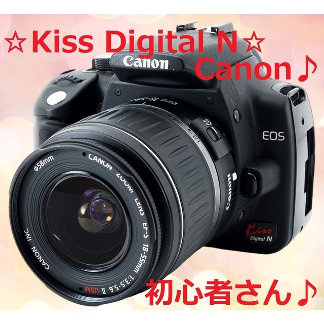 美品♪ 初心者さん安心セット Canon EOS kiss N #5393