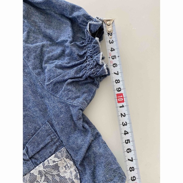 薄いデニム素材のジャケット160 キッズ/ベビー/マタニティのキッズ服男の子用(90cm~)(ジャケット/上着)の商品写真