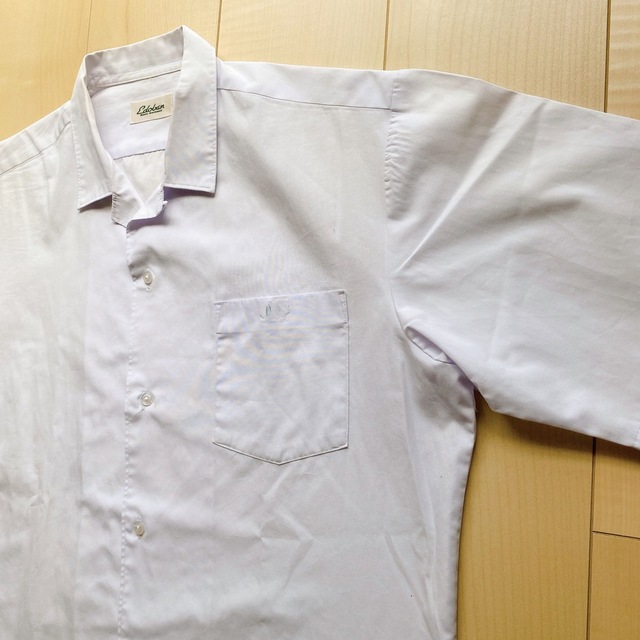 ③半袖・開襟シャツ・Ｌサイズ☆男子中高生用 メンズのトップス(シャツ)の商品写真