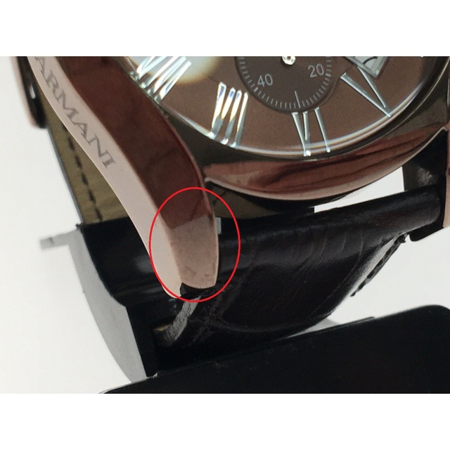 Emporio Armani(エンポリオアルマーニ)の▼▼EMPORIO ARMANI エンポリオアルマーニ メンズ腕時計 クオーツ クロノグラフ デイト AR1609 メンズの時計(腕時計(アナログ))の商品写真