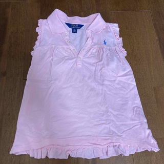 ポロラルフローレン(POLO RALPH LAUREN)のラルフローレン　サイズ6  120cm  ピンク　ノースリーブ　ポロ(Tシャツ/カットソー)