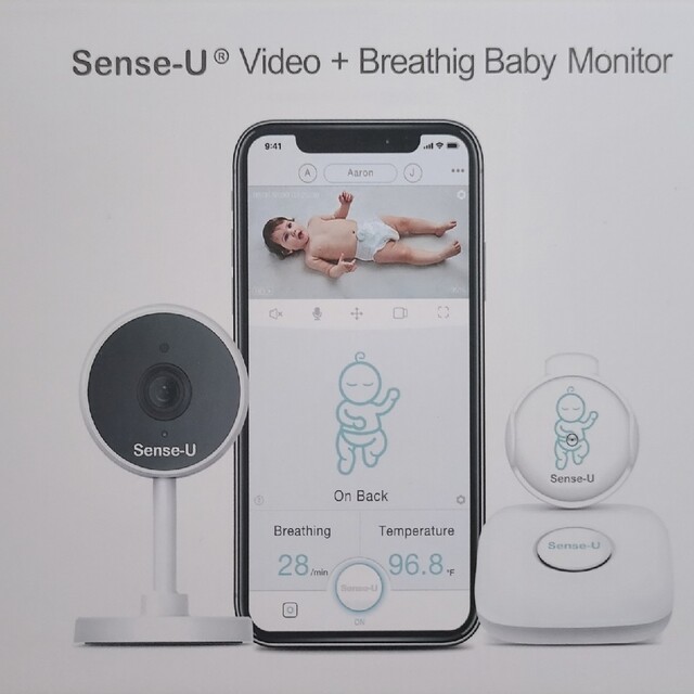 Sense-U ベビーモニター3 寝返りセンサー - 介護用ベッド・寝具