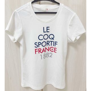 ルコックスポルティフ(le coq sportif)のセール☆LE COQ白Tシャツ　レディース(Tシャツ(半袖/袖なし))