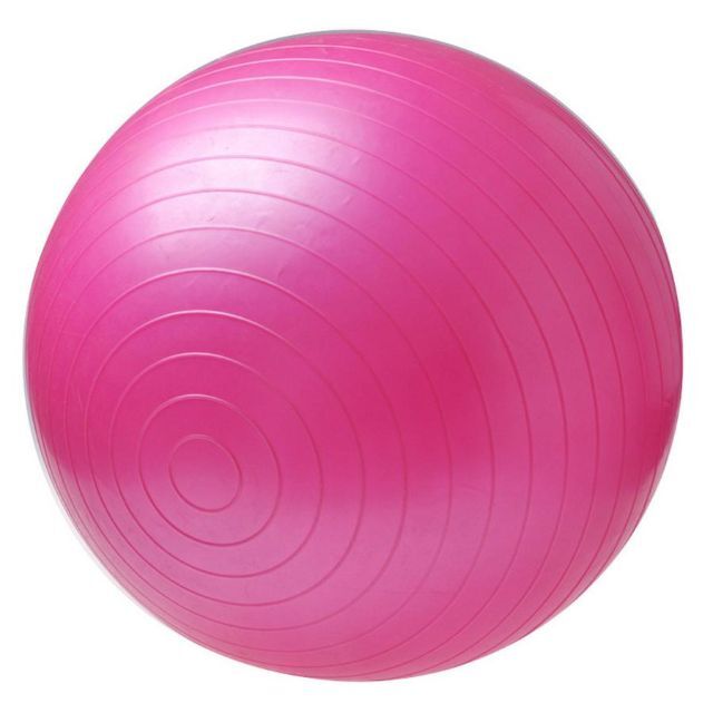 バランスボール 55cm ピンク フィットネスボール ピラティスボール ヨガ椅子 スポーツ/アウトドアのトレーニング/エクササイズ(トレーニング用品)の商品写真