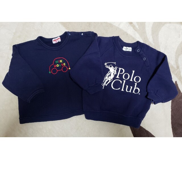 Polo Club(ポロクラブ)のPolo Club  Miki House キッズトレーナー 2着 キッズ/ベビー/マタニティのキッズ服女の子用(90cm~)(Tシャツ/カットソー)の商品写真