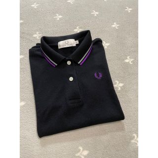 フレッドペリー(FRED PERRY)の未着用 新品未使用 フレッドペリー ポロシャツ レディース S ブラック(ポロシャツ)