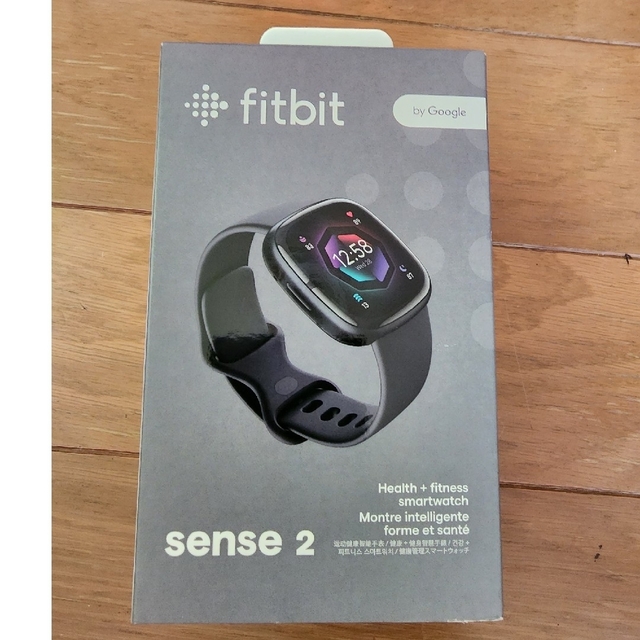 ブルー×レッド 新品未開封 fitbit sense 2 スマートウォッチ - 通販