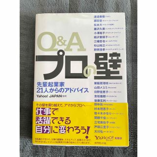 Ｑ＆Ａプロの壁 先輩起業家２１人からのアドバイス(ビジネス/経済)