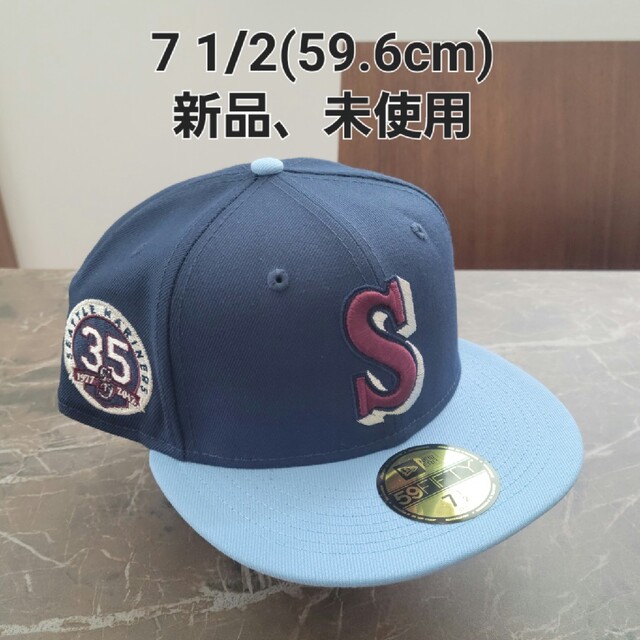 メンズ59fifty シアトル・マリナーズ カスタムキャップ 7 1/2