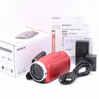 ソニー(SONY)のSONY HDR-CX680 レッド(ビデオカメラ)