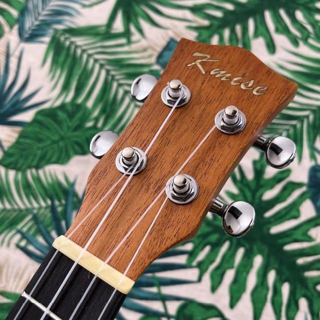 予約販売 【Kmise ukulele】カーリーマホガニーのエレキ・コンサート