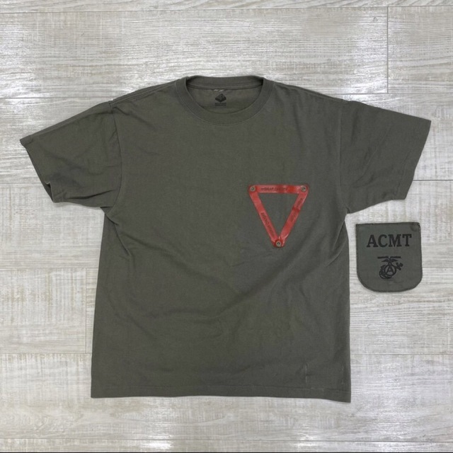 MOUNTAIN RESEARCH(マウンテンリサーチ)のMOUNTAIN RESEARCH アーミーヘリンボーンポケット Tシャツ L メンズのトップス(Tシャツ/カットソー(半袖/袖なし))の商品写真