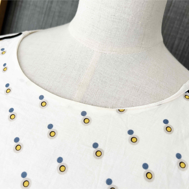 FENDI - 良品 FENDI フェンディ ドット シルク コットン ワンピース