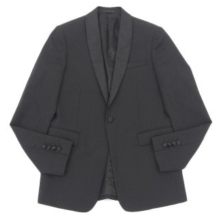 ベルルッティ(Berluti)の【本物保証】 超美品 ベルルッティ BERLUTI ジャケット カリグラフィスクリットショールカラー付 メンズ 黒 フォーマル(その他)