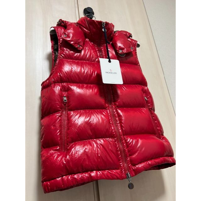 新品未使用・本物保証☆MONCLER BORMES ダウンベスト 5 赤 XXL | gvo