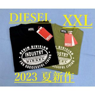 ディーゼル(DIESEL)のディーゼル　Tシャツ 1323　ブラック　XXLサイズ 2023春夏新作 新品(Tシャツ/カットソー(半袖/袖なし))