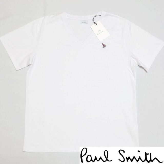 Paul Smith(ポールスミス)の【新品タグ付き】ポールスミス ゼブラ半袖Tシャツ レディースXXL レディースのトップス(Tシャツ(半袖/袖なし))の商品写真