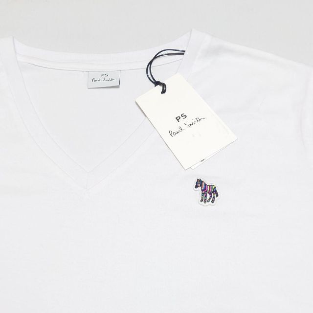 Paul Smith(ポールスミス)の【新品タグ付き】ポールスミス ゼブラ半袖Tシャツ レディースXXL レディースのトップス(Tシャツ(半袖/袖なし))の商品写真