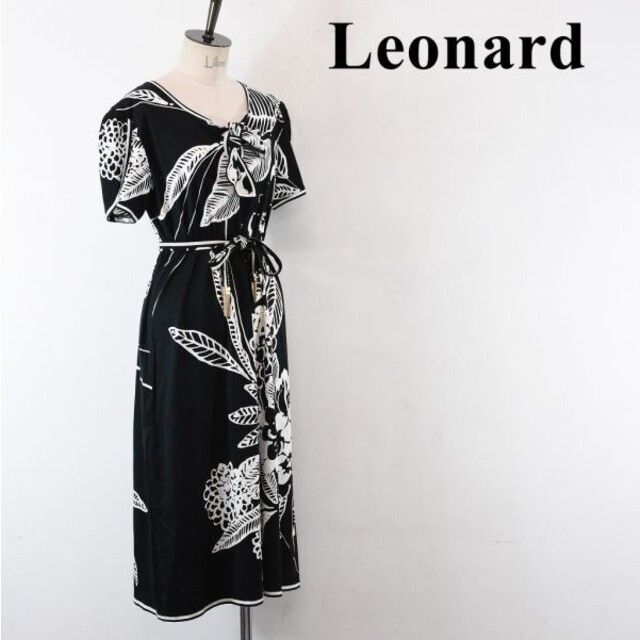 SL AD0008 高級 LEONARD/レオナール 総柄 レディース ロング