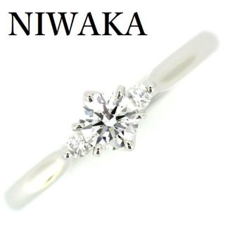 ニワカ(俄)のNIWAKA 俄 ダイヤモンド 0.24ct D-VVS1-3EX リング 白鈴(リング(指輪))