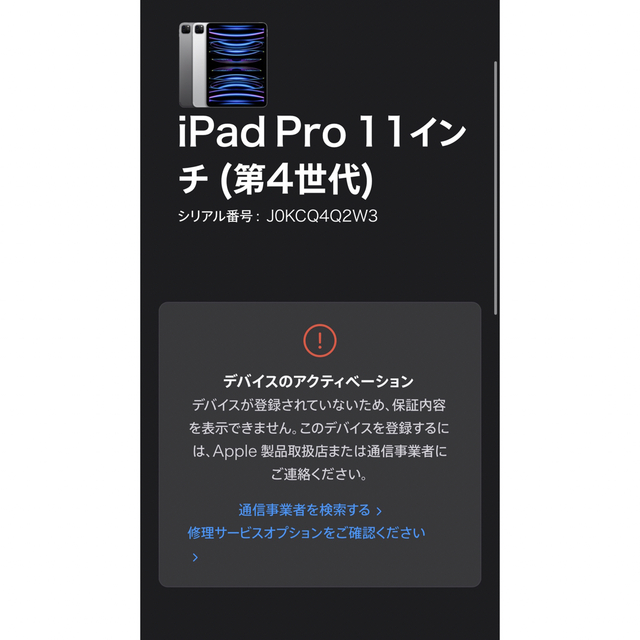 Apple iPad Pro 11.0 128GB 第4世代 MNXD3J/A