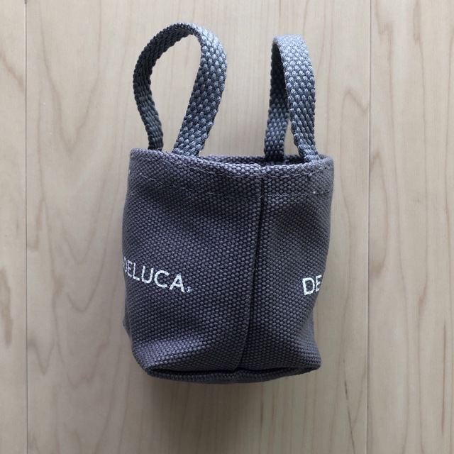 DEAN & DELUCA(ディーンアンドデルーカ)のDEAN & DELUCA トートバッグチャコールグレー ミニ レディースのバッグ(トートバッグ)の商品写真