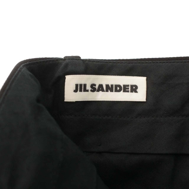 Jil Sander(ジルサンダー)のJIL SANDER ウールテーパードスラックス JSMP310401 46 黒 メンズのパンツ(スラックス)の商品写真