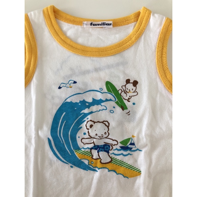 familiar(ファミリア)のfamiliar ファミリア タンクトップ90cm キッズ/ベビー/マタニティのキッズ服男の子用(90cm~)(Tシャツ/カットソー)の商品写真