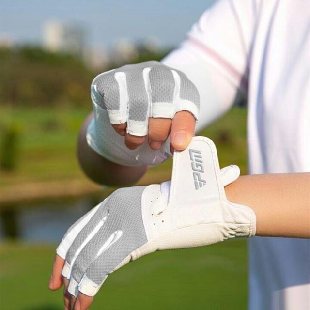 【2022春夏新色】 ゴルフ 両手 21サイズ 指先カット ブルー