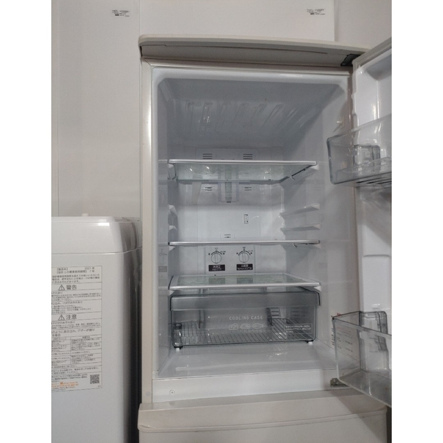 冷蔵庫 洗濯機 マットホワイト 人気のデザイン ガラス棚 の通販 by
