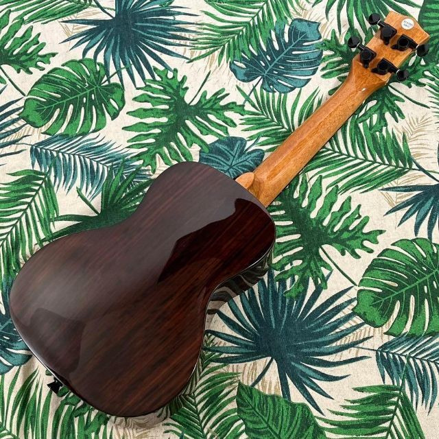 Smijer ukulele】シダー材(杉)単板のエレキ・コンサートウクレレ