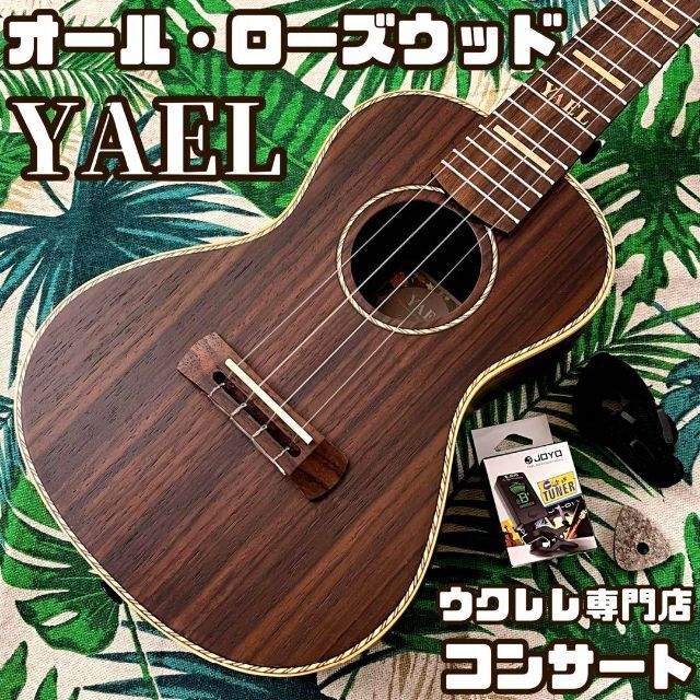 【Andrew ukulele】オールバンブー(竹)のエレキ・コンサートウクレレ