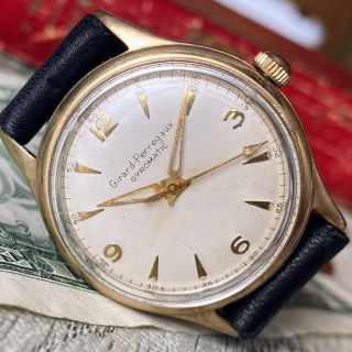 ジラール・ペルゴ GIRARD-PERREGAUX Ref.2593 K18YG スモールセコンド 自動巻き メンズ _670398【ev15】