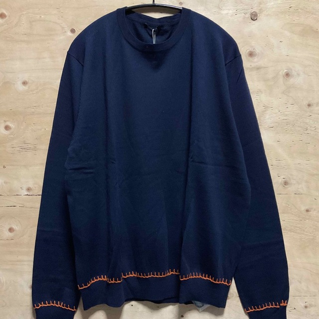 CASH CA(カシュカ)のCASH CA -HAND STITCH CREWNECK KNIT- 新品 メンズのトップス(ニット/セーター)の商品写真