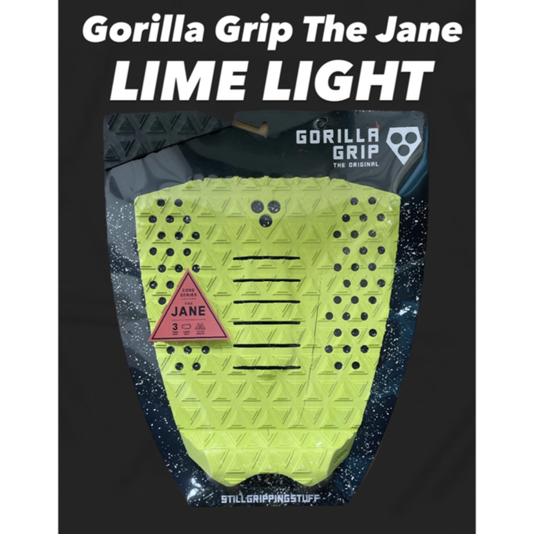 Gorilla Grip Pad - LIME LIGHT The Jane Surfboard Traction
