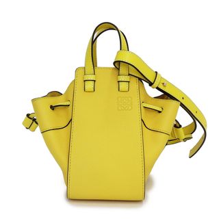 LOEWE ロエベ レザー ハンモック ドローストリング ミニ 2WAY ハンドバッグ 314.30.V07 ベージュ by