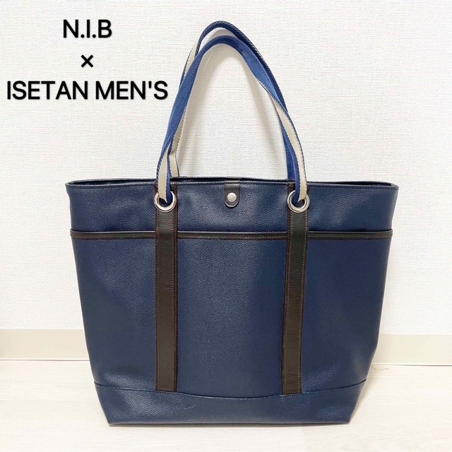 N.I.B(エヌアイビー)のN.I.B×ISETAN MEN'S(伊勢丹)  レザー　トートバッグ メンズのバッグ(トートバッグ)の商品写真